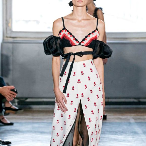 ZARA CROCHET colour bralette crop top S - Picture 5 of 8